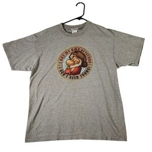 Disney Grumpy I Got My Own Attitude  T Shirt Mens Large Gray